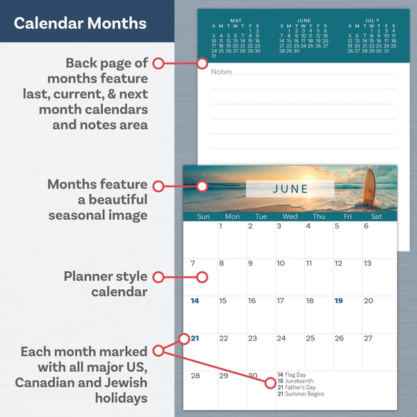 2026 Magnetic Calendars